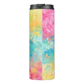 Gymnast Karneval Paint Splash Thermal Tumbler Thermosbecher (Rückseite)