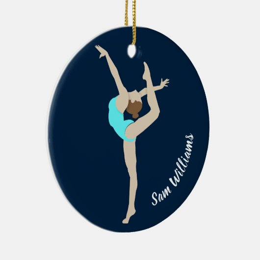 Gymnast Keramik Ornament (Rechts)