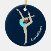 Gymnast Keramik Ornament (Vorne)