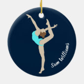 Gymnast Keramik Ornament (Hinten)