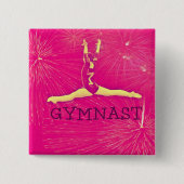 Gymnast-Knopf Button (Vorderseite)