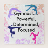 Gymnast... Leistungsstark, bestimmt, fokussiert Puzzle (Vertikal)