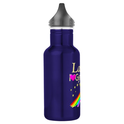 GYMNAST LIEBE PERSONALISIERTE WASSERFLASCHE (Links)