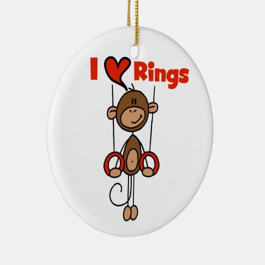 Gymnast Lieben Rings Keramikornament (Rechts)