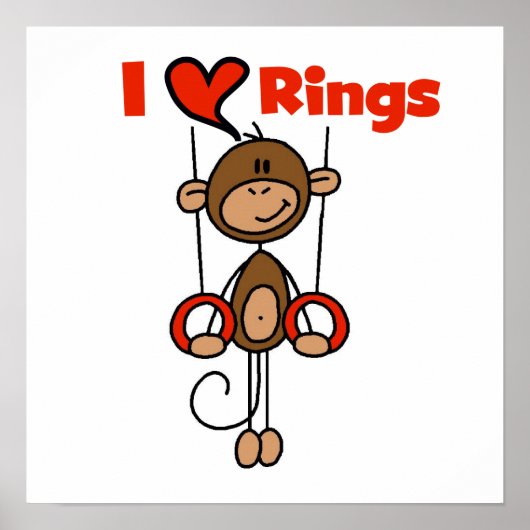 Gymnast Lieben Rings Poster (Vorne)
