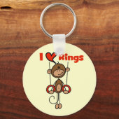 Gymnast Lieben Rings Schlüsselanhänger (Vorderseite)