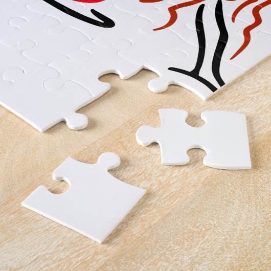 Gymnast-Mädchen Puzzle (Seite)