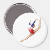 Gymnast Magnet (Vorderseite/Rückseite)