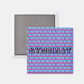 Gymnast Magnet (Vorderseite/Rückseite)