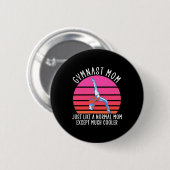 Gymnast-Mama Button (Vorne & Hinten)