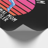 Gymnast-Mama Geschenkpapier (Ecke)