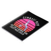 Gymnast-Mama Notizblock (Linke Seite)