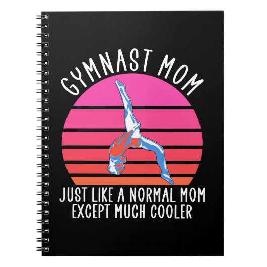 Gymnast-Mama Notizblock (Vorderseite)