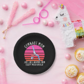 Gymnast-Mama Pappteller (Party)