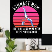 Gymnast-Mama Poster (Heimbüro)