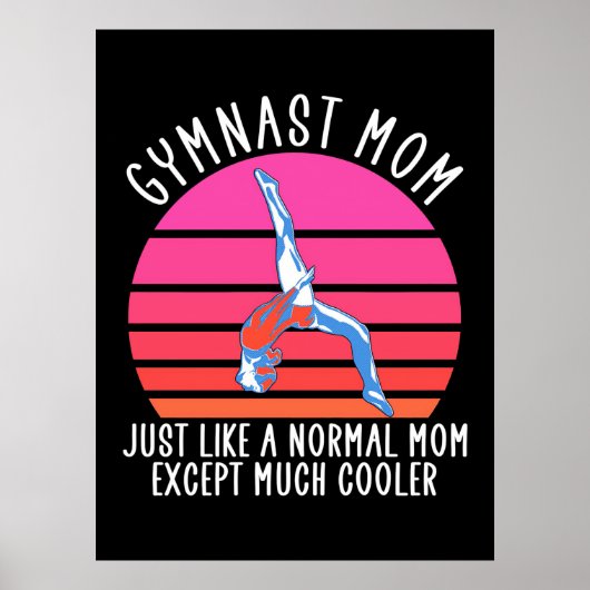 Gymnast-Mama Poster (Vorne)