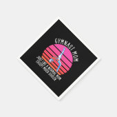 Gymnast-Mama Serviette (Ecke)