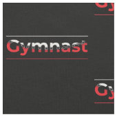 Gymnast - Minimalistisch Moderne Gymnastik - Wort Stoff (Nahaufnahme)