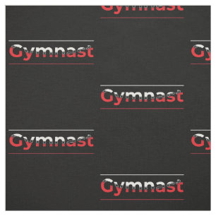 Gymnast - Minimalistisch Moderne Gymnastik - Wort Stoff