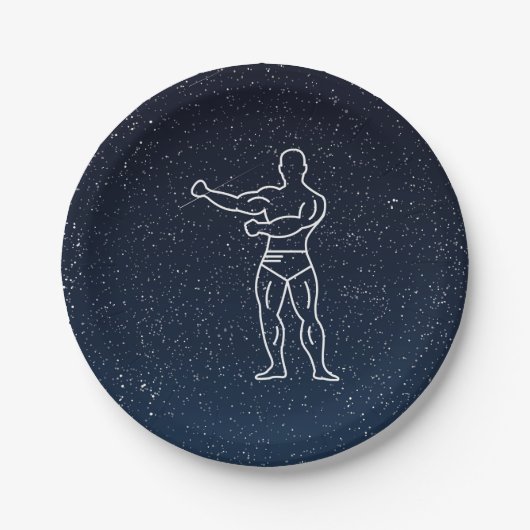 Gymnast Muscles minimales Pappteller (Vorderseite)
