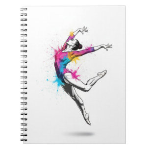 Gymnast Notebook – Modern Artistic Gymnastics Notizblock