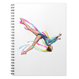 Gymnast Notebook – Modern Artistic Gymnastics Notizblock