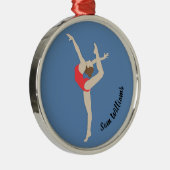 Gymnast Ornament Aus Metall (Rechts)