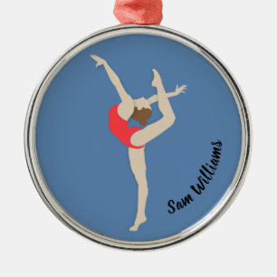Gymnast Ornament Aus Metall