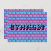GYMNAST Postcard - Gymnastik - Geschenk Postkarte (Vorne/Hinten)