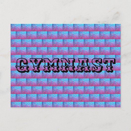 GYMNAST Postcard - Gymnastik - Geschenk Postkarte (Vorderseite)