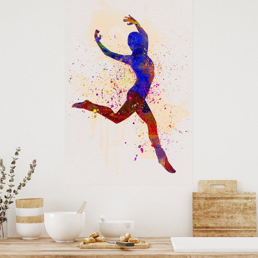 Gymnast Poster (Küche)