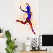 Gymnast Poster (Heimbüro)