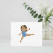 Gymnast Postkarte (Stehend Vorderseite)