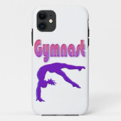 Gymnast Power Tumbling Lila Metallic Case-Mate iPhone Hülle (Rückseite)