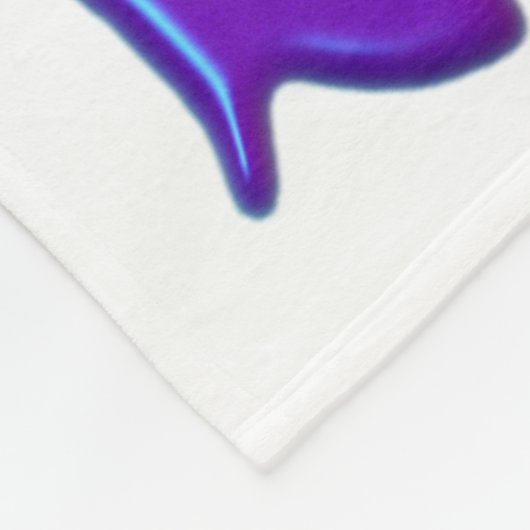 Gymnast Power Tumbling Lila Metallic Fleecedecke (Ecke)