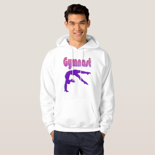 Gymnast Power Tumbling Lila Metallic Hoodie (Vorne ganz)