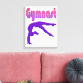 Gymnast Power Tumbling Lila Metallic Leinwanddruck (Insitu (Wohnzimmer))