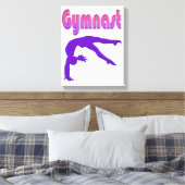 Gymnast Power Tumbling Lila Metallic Leinwanddruck (Insitu (Schlafzimmer))