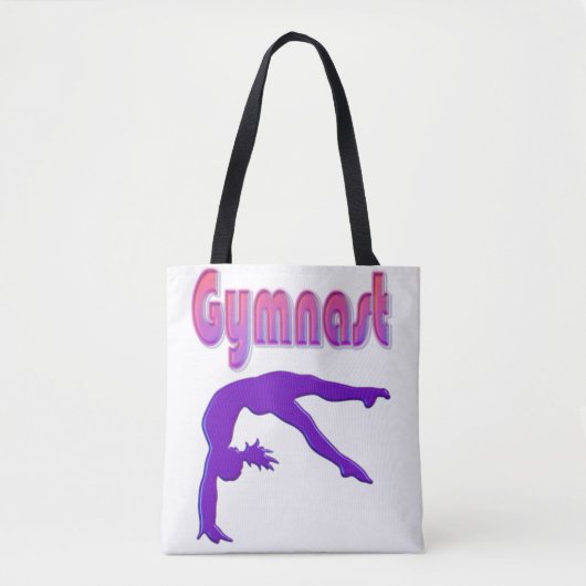 Gymnast Power Tumbling Lila Metallic Tasche (Vorderseite)