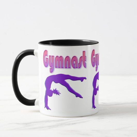 Gymnast Power Tumbling Lila Metallic Tasse (Links)