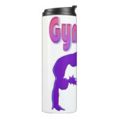 Gymnast Power Tumbling Lila Metallic Thermosbecher (Nach links gedreht)