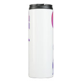 Gymnast Power Tumbling Lila Metallic Thermosbecher (Rückseite)