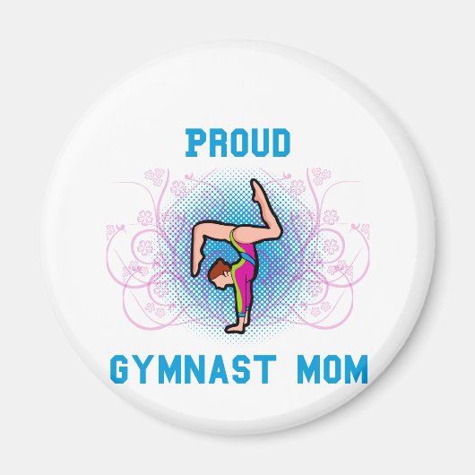 Gymnast Proud Mama Magnet (Vorne)