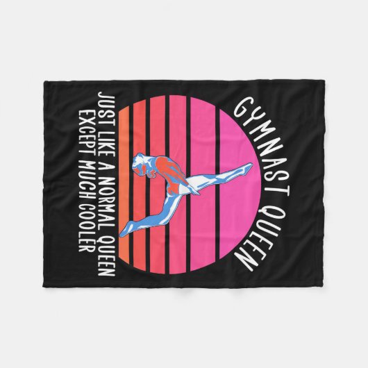 Gymnast Queen Fleecedecke (Vorderseite (Horizontal))