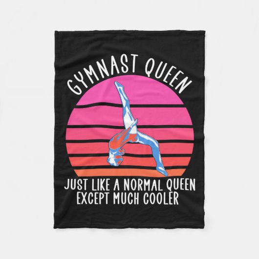 Gymnast Queen Fleecedecke (Vorderseite)