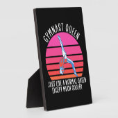 Gymnast Queen Fotoplatte (Seite)