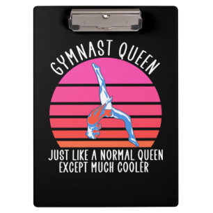 Gymnast Queen Klemmbrett