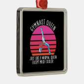 Gymnast Queen Ornament Aus Metall (Rechts)