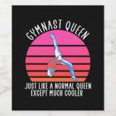 Gymnast Queen Weinetikett (Einzelnes Label)