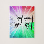 GYMNAST SHIMMERING LIGHTS PUZZLE PERSONALISIERT! (Vertikal)